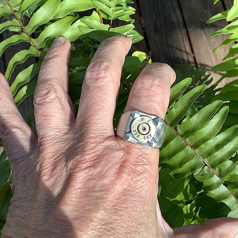 Sterling ring, size 12